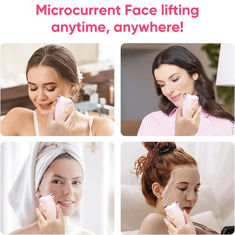 EMS Facial Massager Roller Microcurrent Face Lifting Machine , Anti-Wrinkle Beauty Device