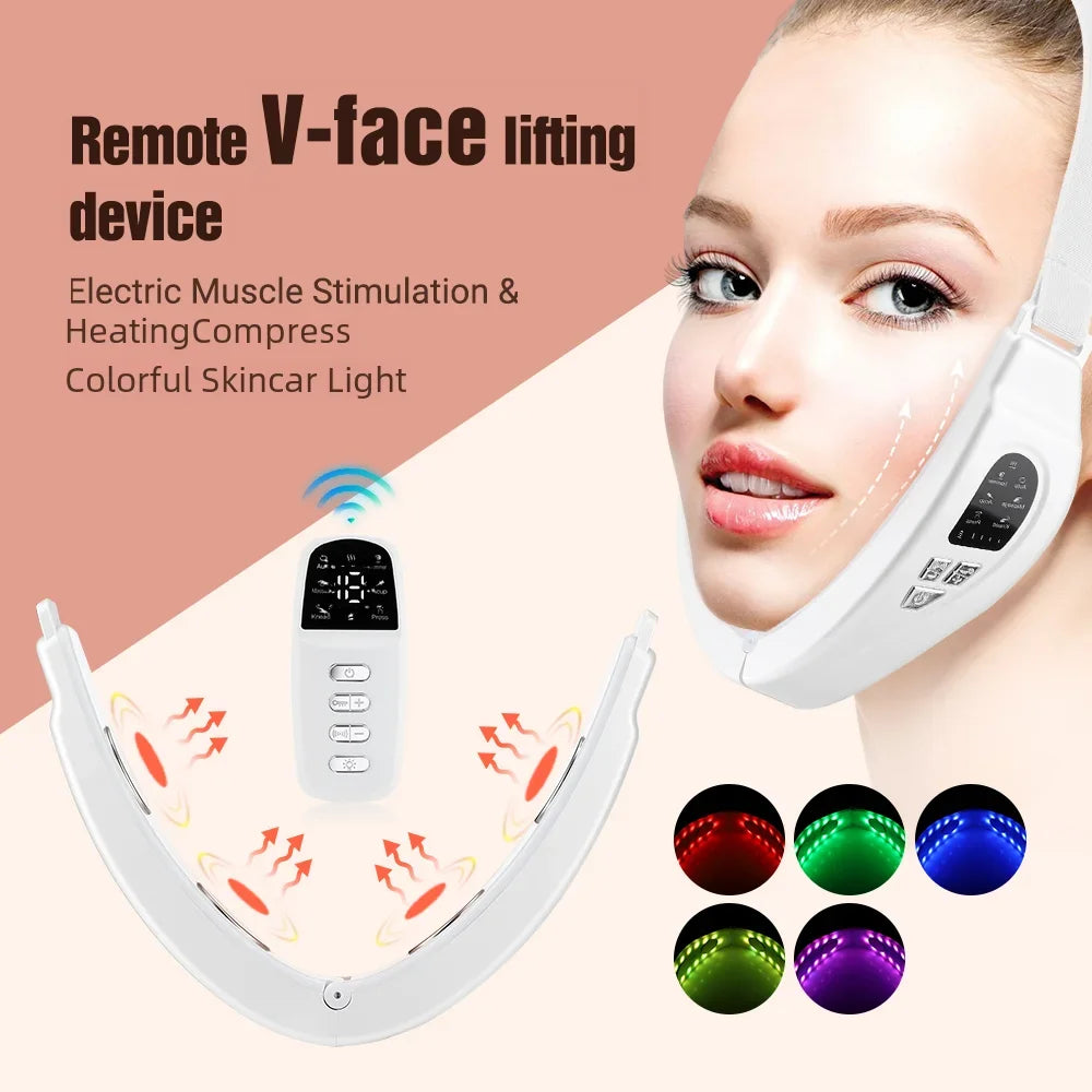 Electric V-Shape Face Lifting Belt