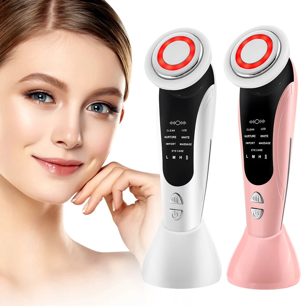 New 7in1 Facial Lift Device LED Light Rejuvenation