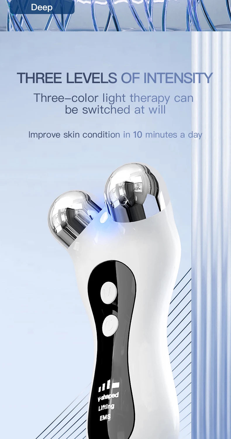 Portable Electric V-Face Lift Roller Massager ,Facial Lifting Skin ,Tighten Massage Beauty Device