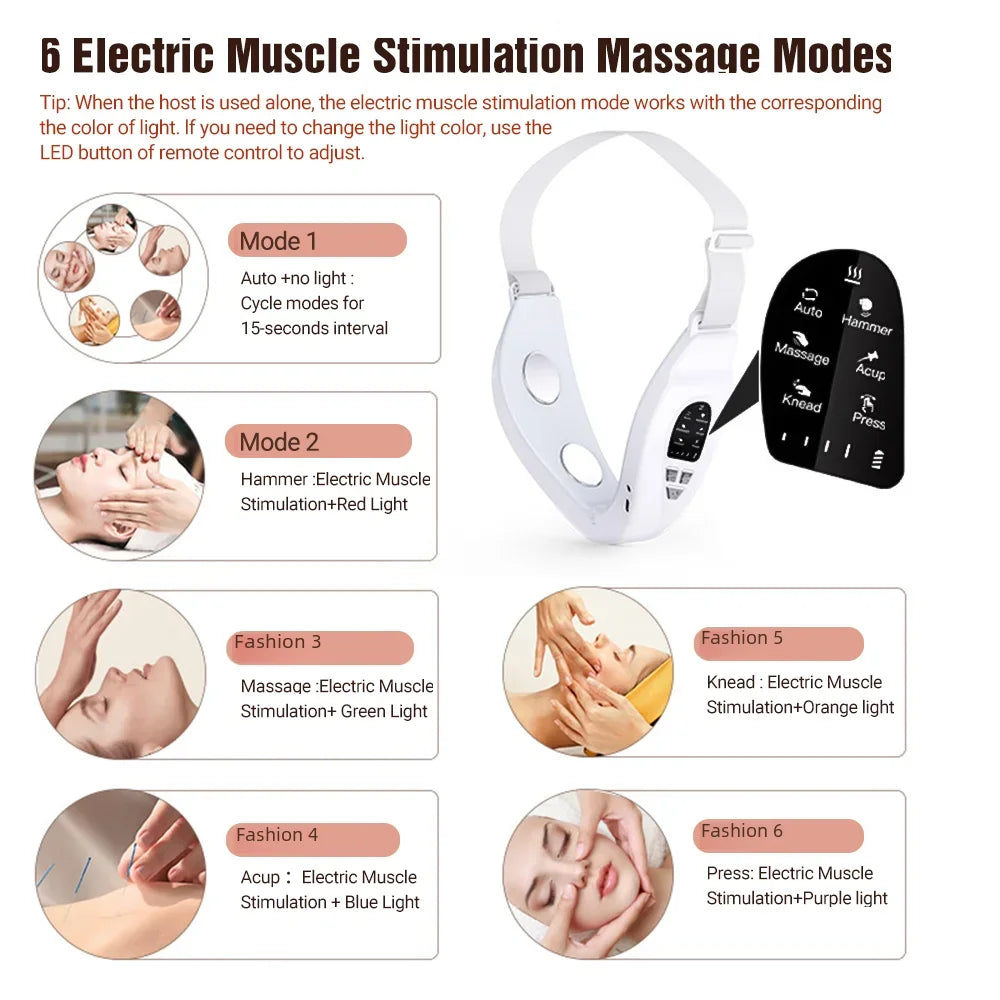 Electric V-Shape Face Lifting Belt