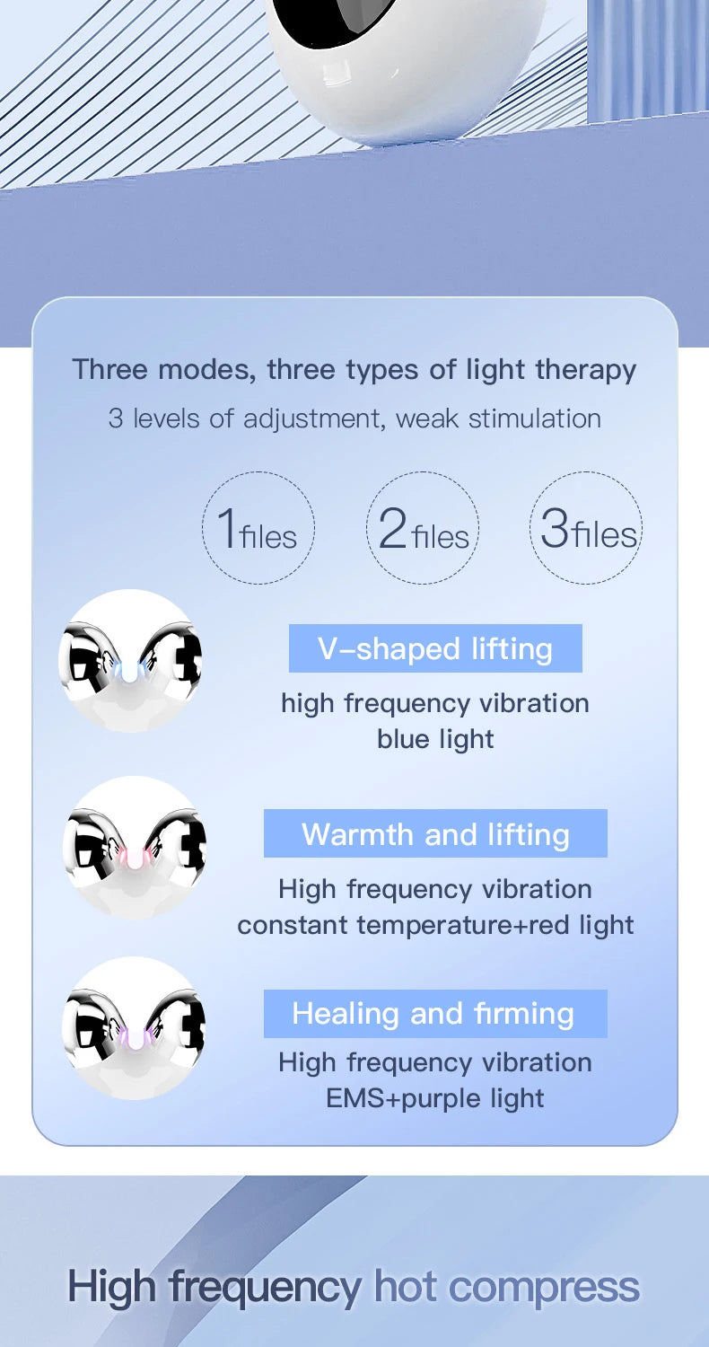 Portable Electric V-Face Lift Roller Massager ,Facial Lifting Skin ,Tighten Massage Beauty Device