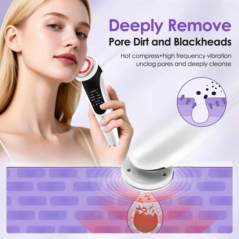 New 7in1 Facial Lift Device LED Light Rejuvenation