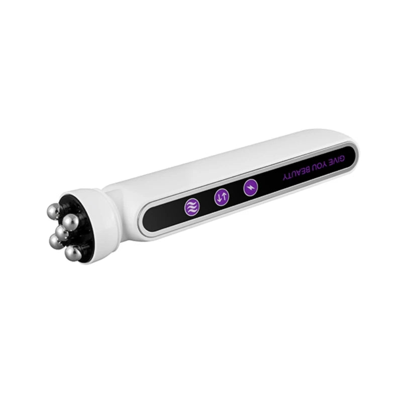 3-in-1 RF Heating EMS Facial Roller Massager