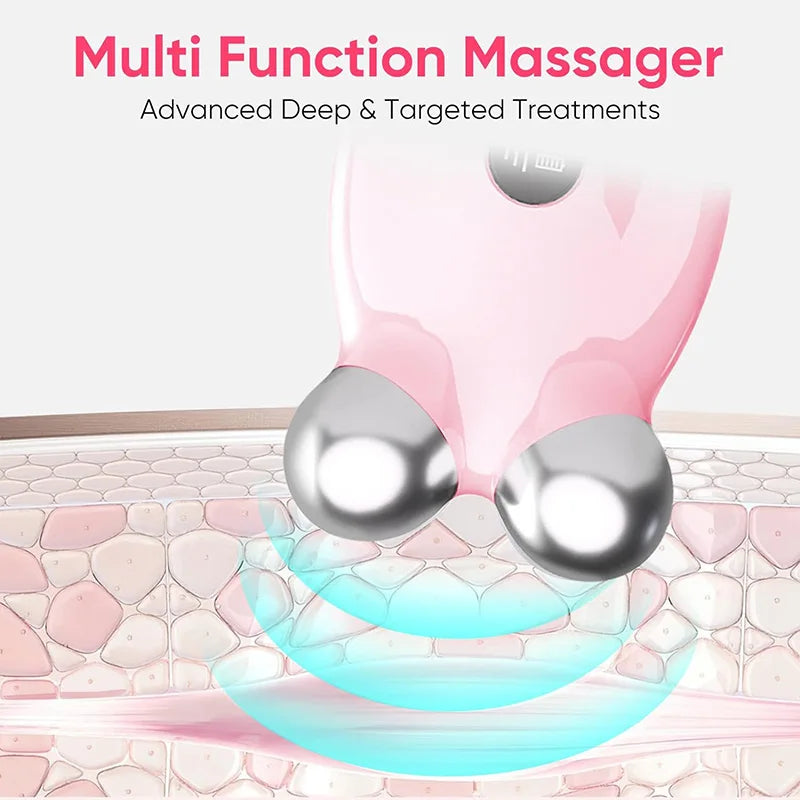 EMS Facial Massager Roller Microcurrent Face Lifting Machine , Anti-Wrinkle Beauty Device
