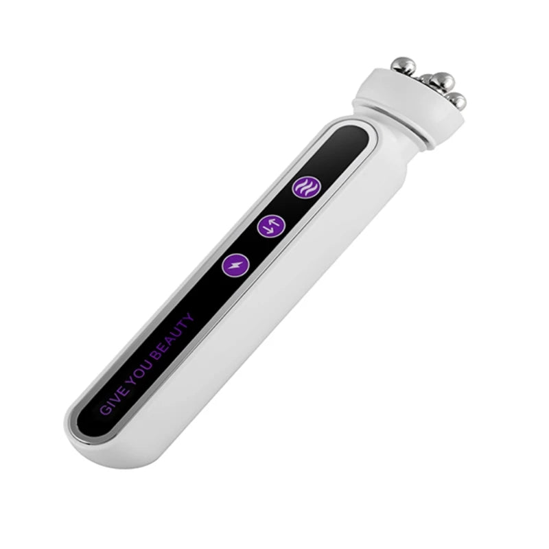 3-in-1 RF Heating EMS Facial Roller Massager