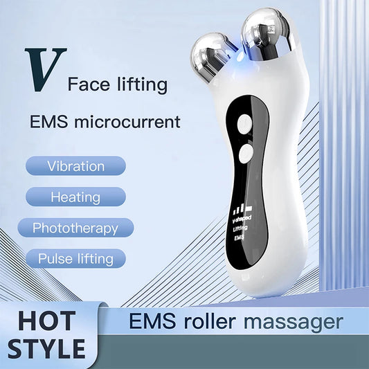 Portable Electric V-Face Lift Roller Massager ,Facial Lifting Skin ,Tighten Massage Beauty Device