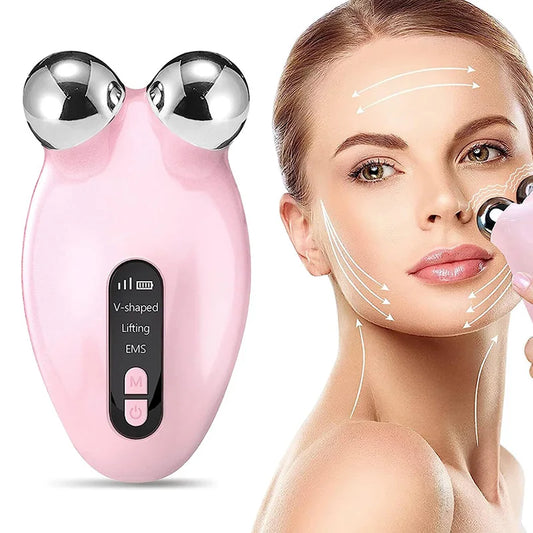 EMS Facial Massager Roller Microcurrent Face Lifting Machine , Anti-Wrinkle Beauty Device