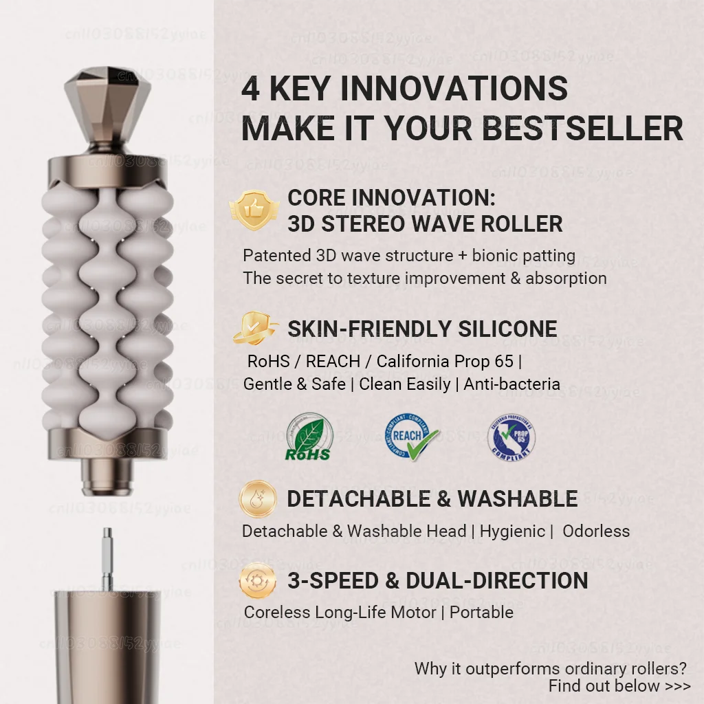 Luxury-Style Firming , Anti-Aging Health Care Massage Stick
